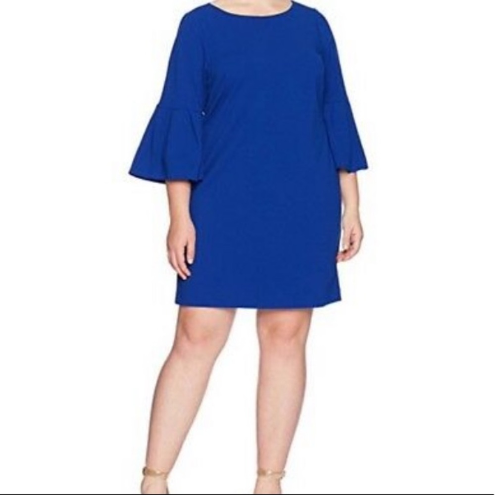 J Howard Plus Bell Sleeve Sheath Dress